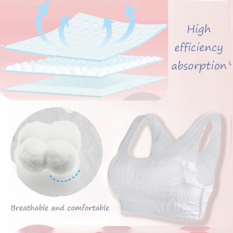 授乳用使い捨て授乳ブラジャー 2 個、柔らかく通気性のある着 - Nursing Bra Sleep のレビューと価格