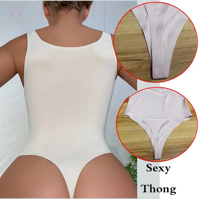 GUUDIA セクシーな Tバックディープ U ネックスムー - Shapewear Bodysuit Firm のレビューと価格