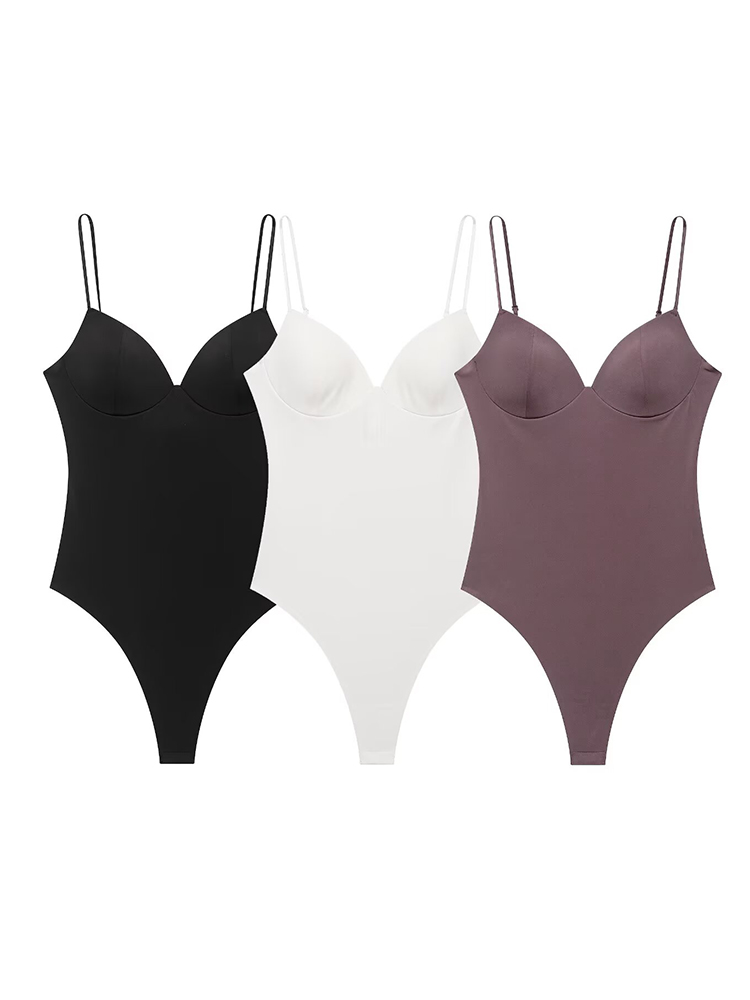 TFMLN 夏用レディースボディスーツ スウィートハートネッ - Shapewear Bodysuit Firm のレビューと価格