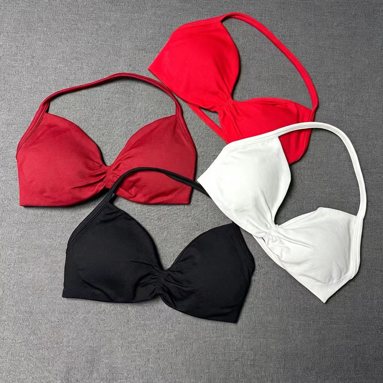 DF スポーツブラ、パッド入り、ストラップ付き、セクシーなデ - Push Up Bra Padded のレビューと価格