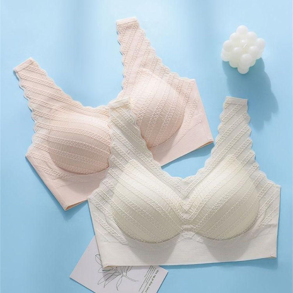シームレスバブルレースブラ、プラスサイズ幅広バンド、プッシュ - Nursing Bra Sleep のレビューと価格