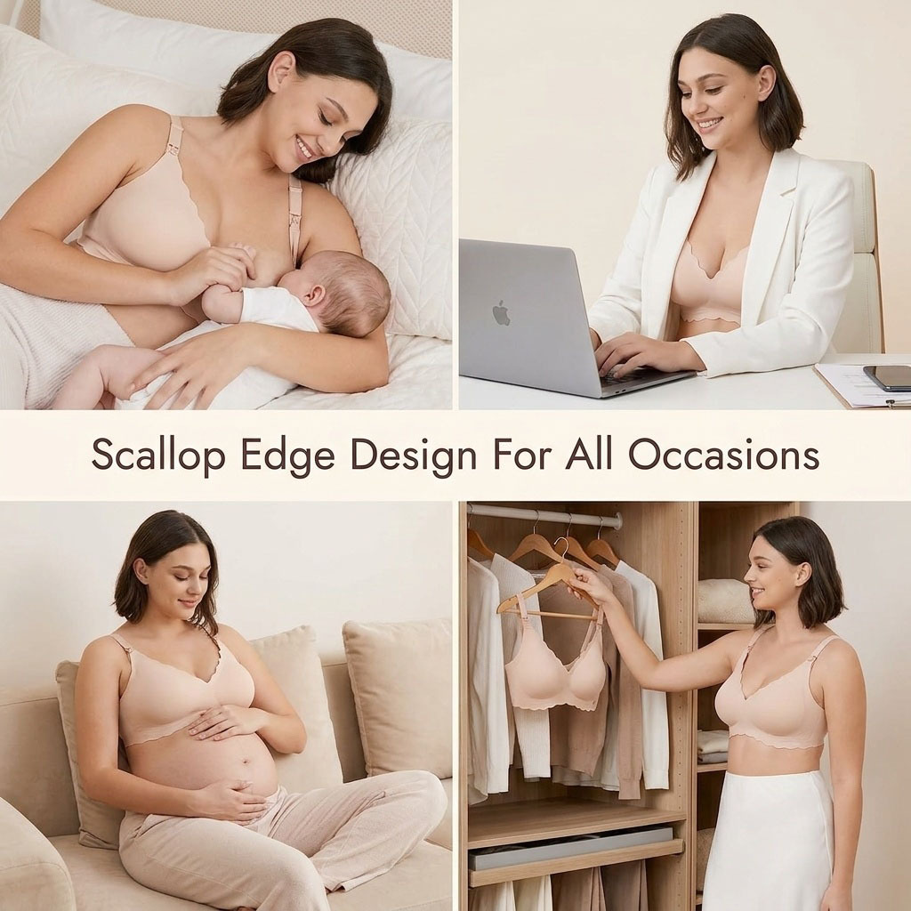 3XLプラスサイズマタニティ授乳ブラ、フロントスナップ開閉、 - Nursing Bra Sleep のレビューと価格