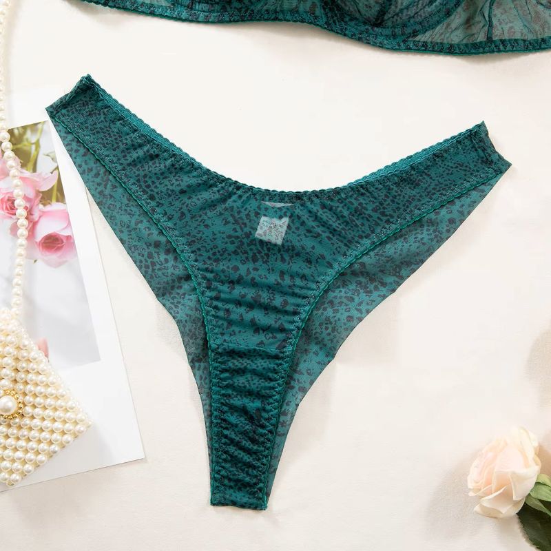 2 ピース/セット女性ランジェリーギャザリング超薄型メッシュ - Push Up Bra Padded のレビューと価格