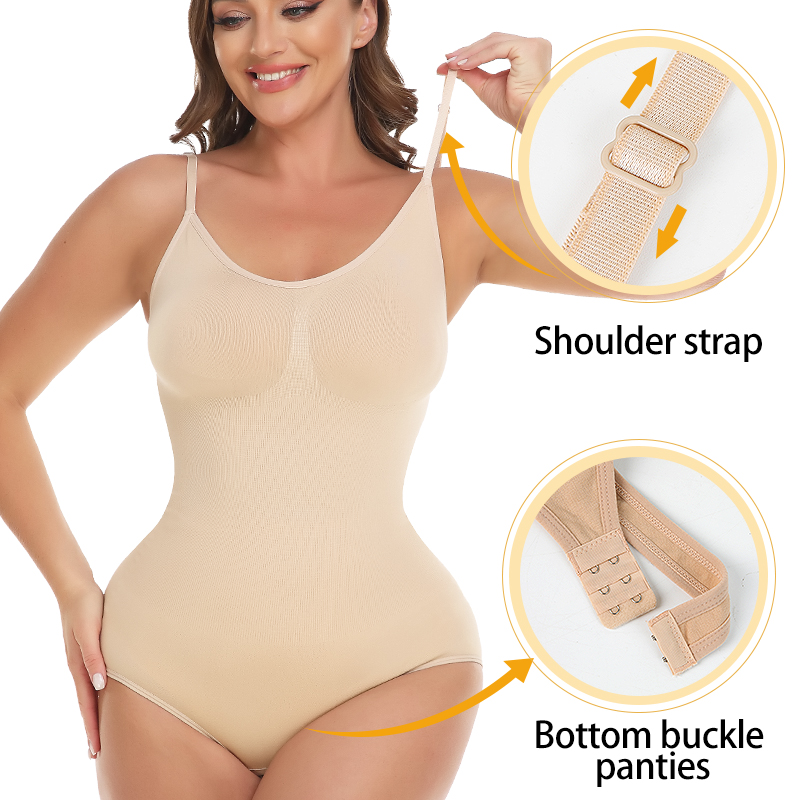 女性のための痩身ボディスーツ、シェイプウェアトップス、おなか - Shapewear Bodysuit Firm のレビューと価格