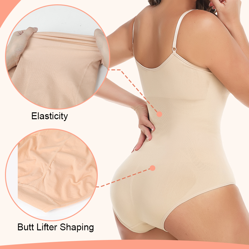 女性のための痩身ボディスーツ、シェイプウェアトップス、おなか - Shapewear Bodysuit Firm のレビューと価格