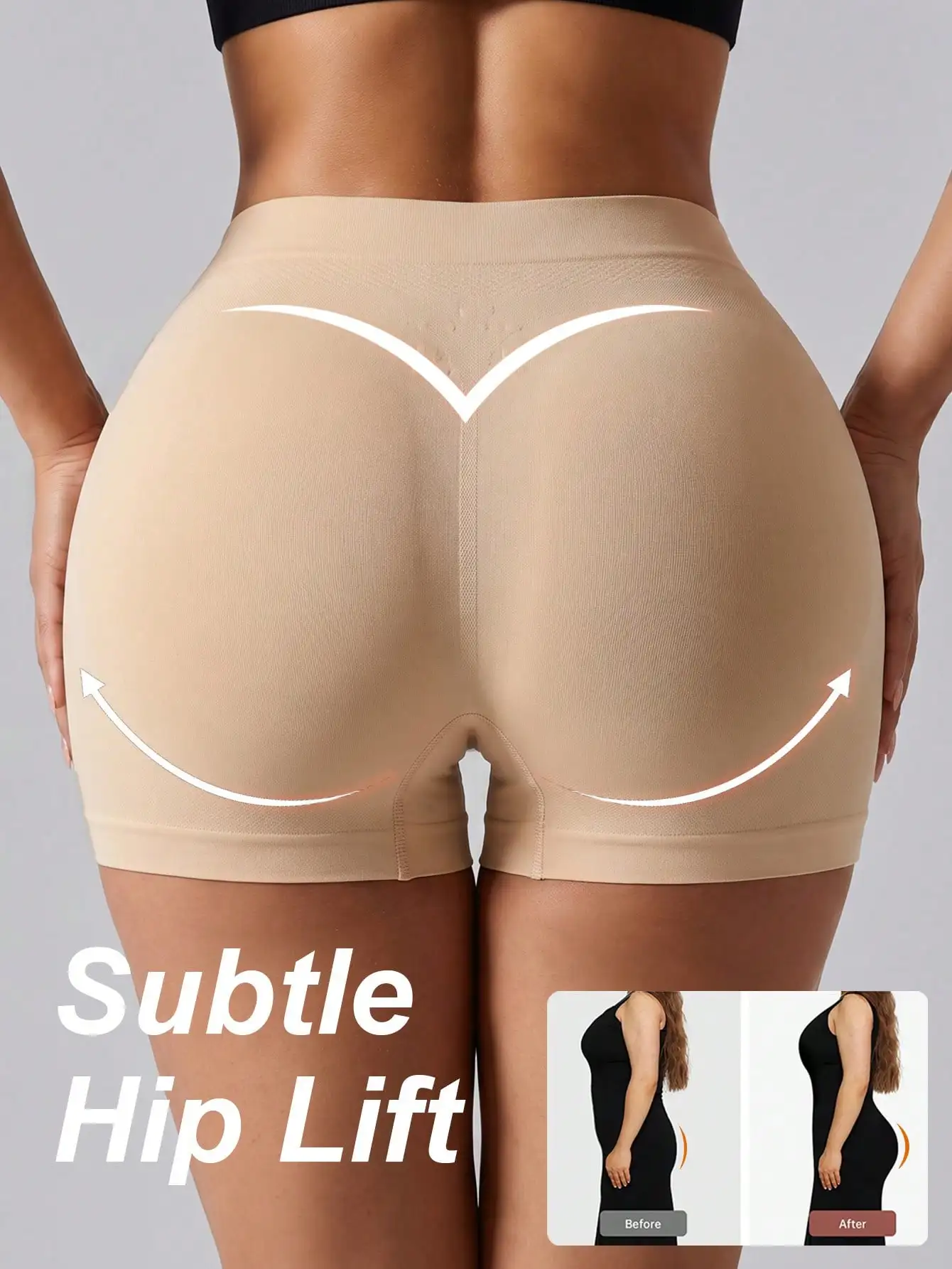 女性用シームレスボディシェイパーパンティー、ローウエスト、お - Boyshort Underwear のレビューと価格