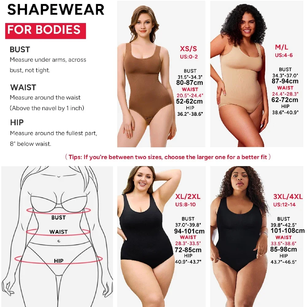 1枚入り、女性用、ボディラインを整える、シームレスな腹部引き - Shapewear Bodysuit Firm のレビューと価格