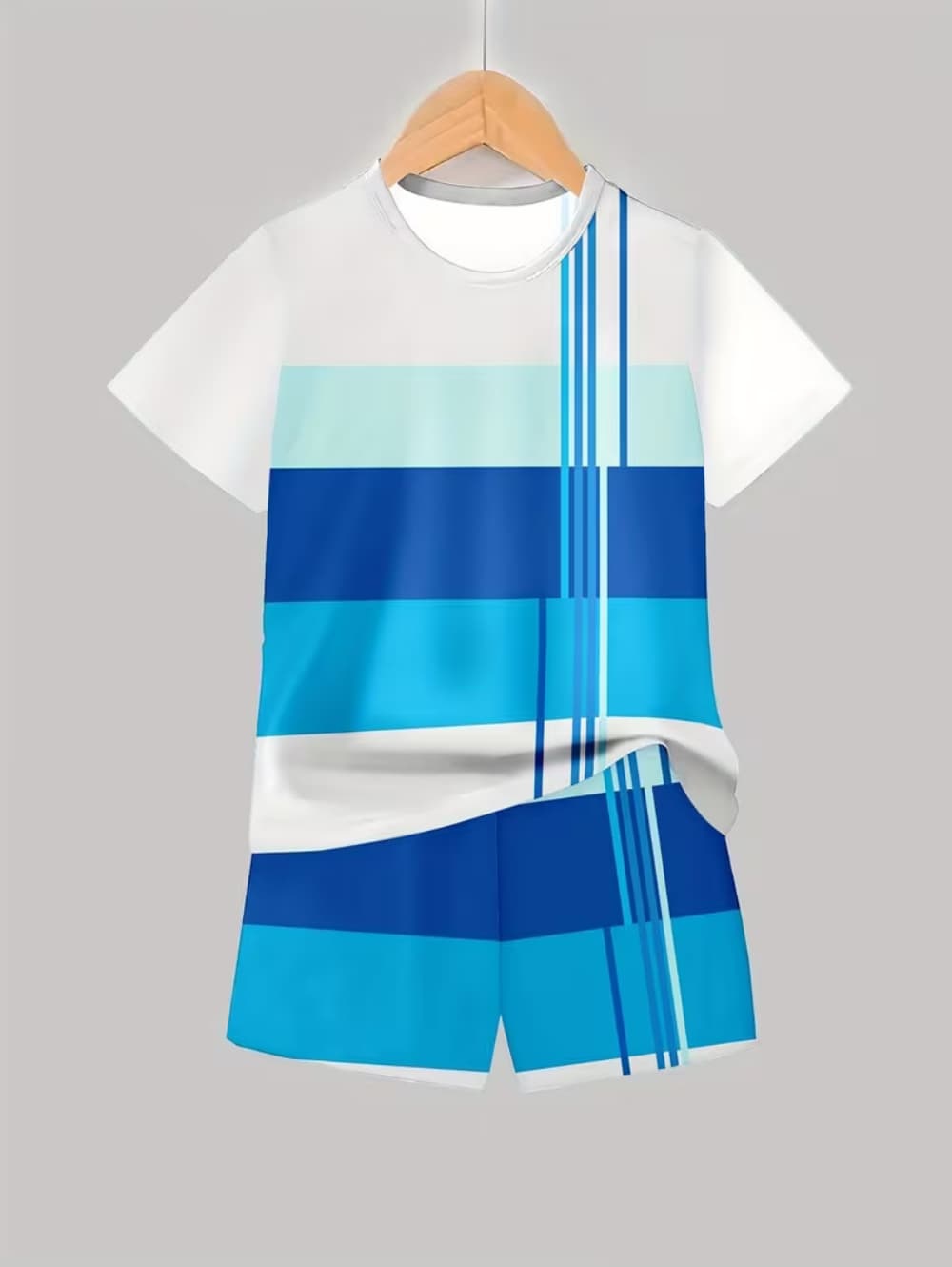 男の子用カジュアル服 カラーグラデーションブロック 半袖Tシ - Boyshort Underwear のレビューと価格
